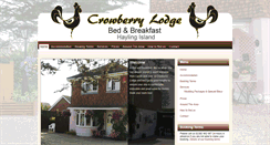 Desktop Screenshot of crowberrylodge.co.uk